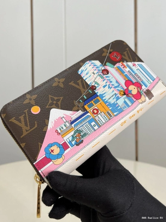 Aaa replica bags WALLET Louis Vuitton ZIPPY 0729